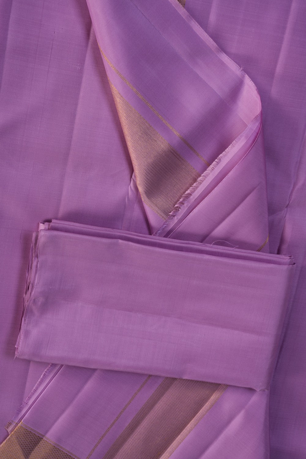 Image of Arani Silk Purple Dhoti With Kanduva (8 X 4)